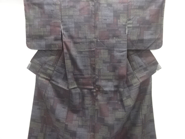 Japanese Kimono / Tsumugi Omeshi Silk